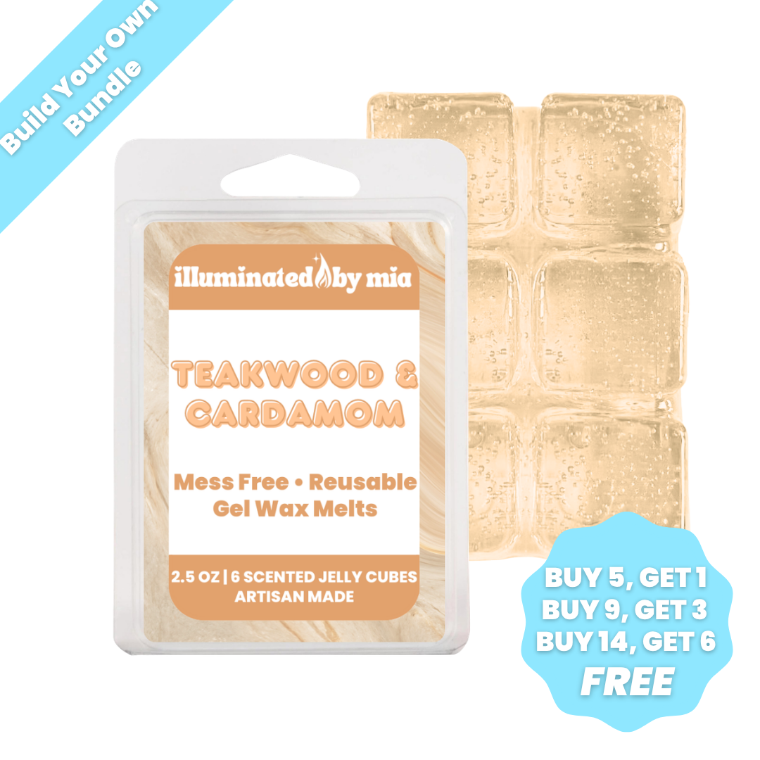 Teakwood & Cardamom Gel Wax Melts – illuminatedbymia