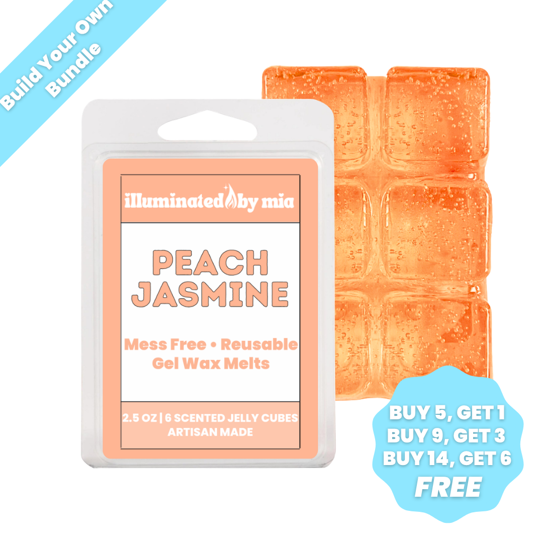 Peach Jasmine Gel Wax Melts – illuminatedbymia