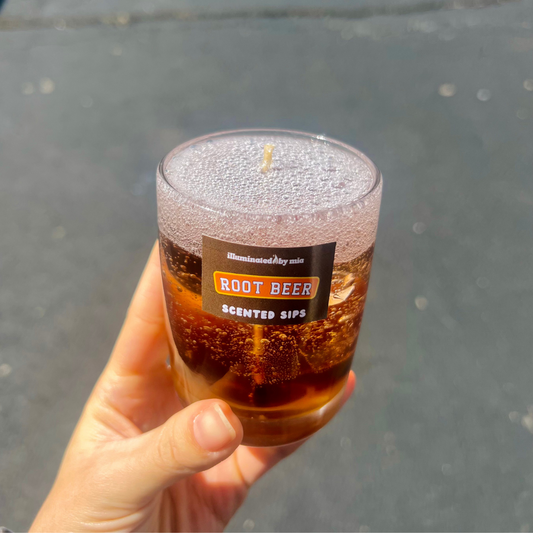 Scented Sips Root Beer Candle