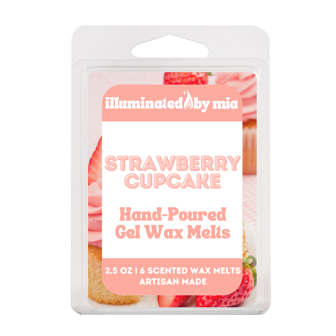 Strawberry Cupcake Gel Wax Melts