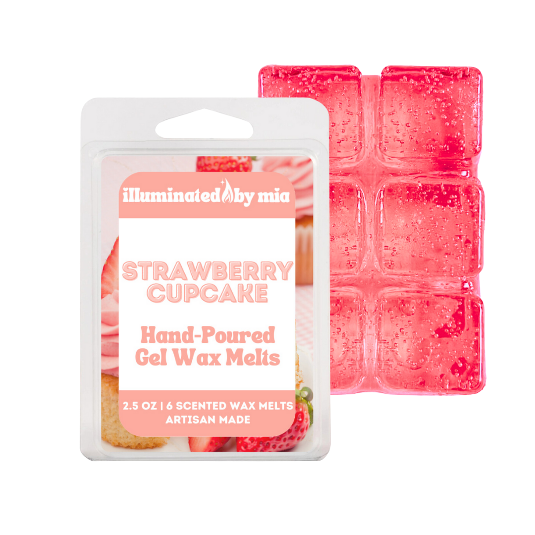 Strawberry Cupcake Gel Wax Melts