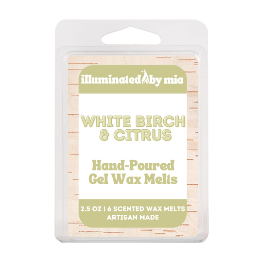 White Birch & Citrus Gel Wax Melts