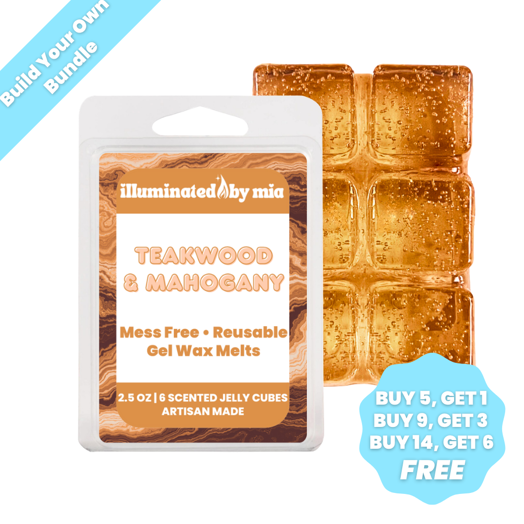 Teakwood & Mahogany Gel Wax Melts – illuminatedbymia