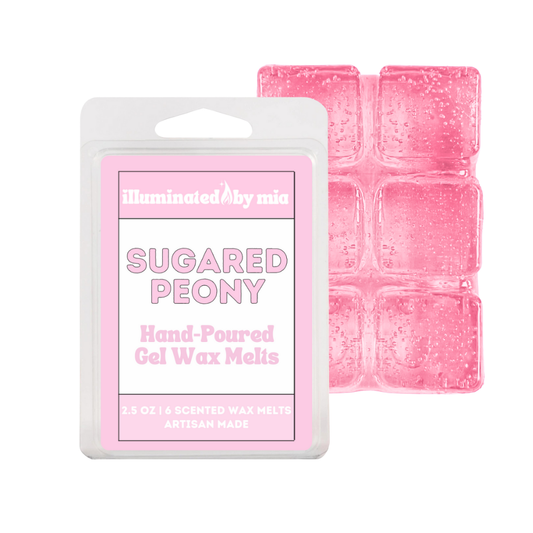 Sugared Peony Gel Wax Melts