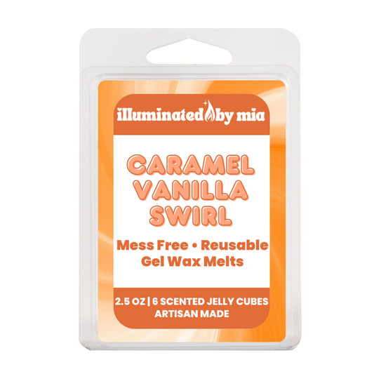 Caramel Vanilla Swirl Gel Wax Melts