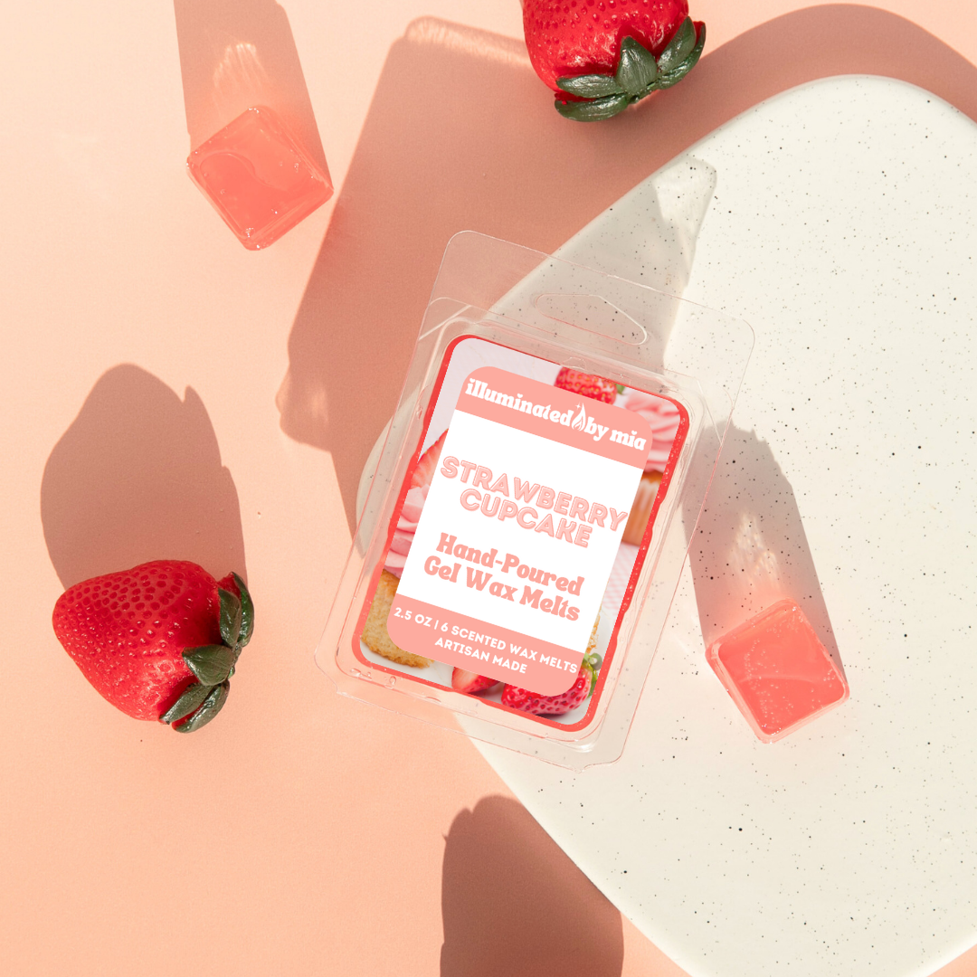 Strawberry Cupcake Gel Wax Melts