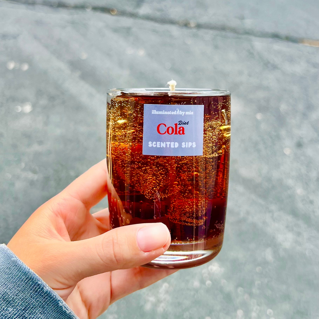 Scented Sips Diet Cola Candle