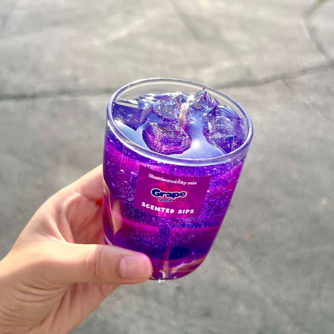 Scented Sips Grape Soda Candle