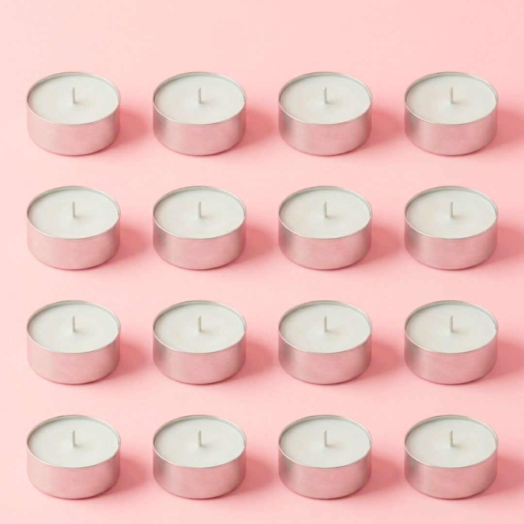 16 Pack Unscented Tealight Candles