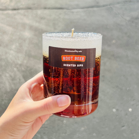 Scented Sips Root Beer Candle