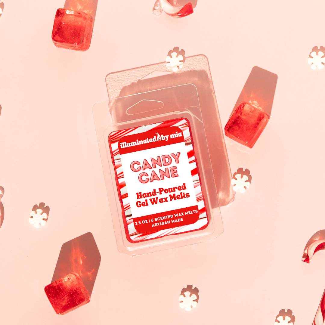 Candy Cane Gel Wax Melts