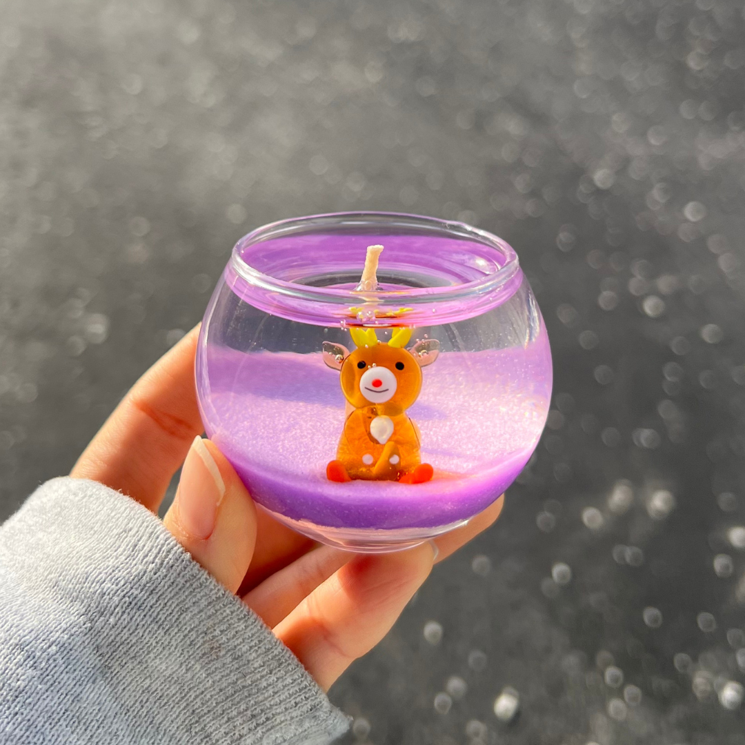 MINI Reindeer Animal Friends Candle