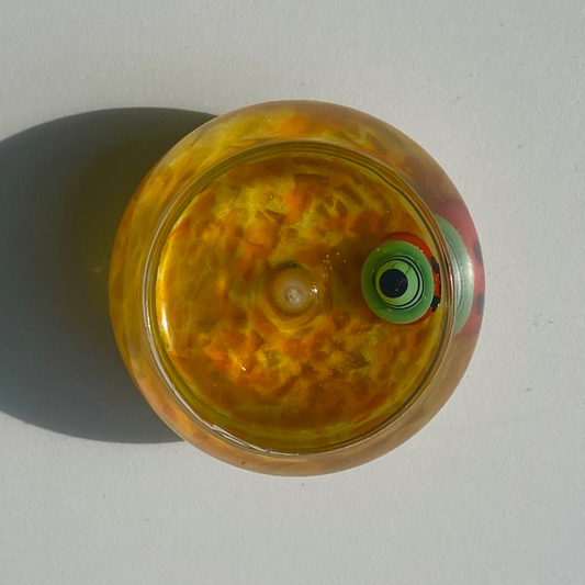 Mini Halloween Friends Jack-o-Lantern Candle