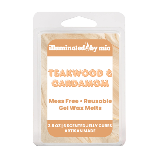 Teakwood & Cardamom Gel Wax Melts