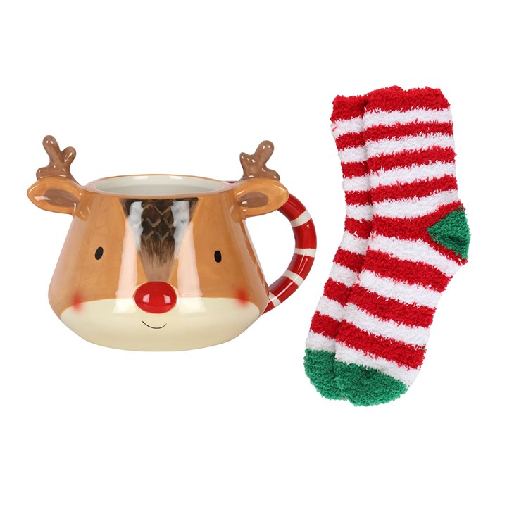 Free Gift Reindeer Mug & Socks