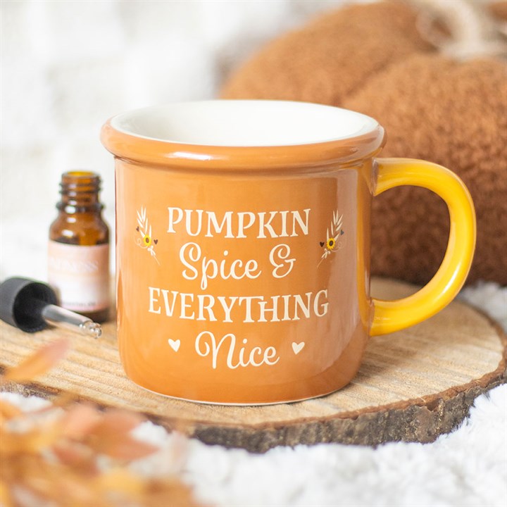 Pumpkin Spice Mug Tealight Wax Warmer