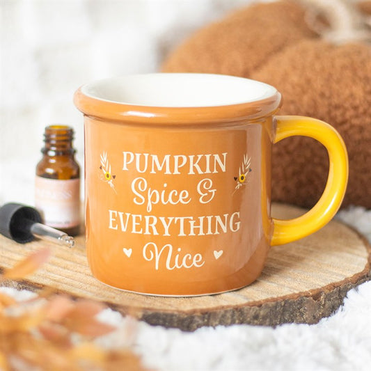 Pumpkin Spice Mug Tealight Wax Warmer