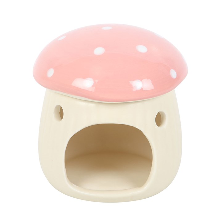 Pink Mushroom Tealight Wax Warmer