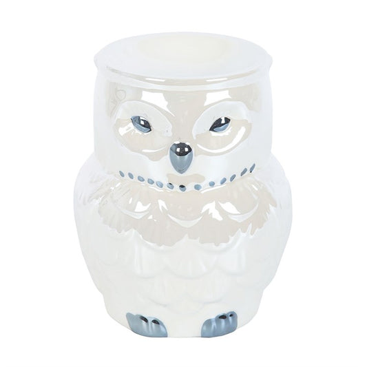 Iridescent Owl Tealight Wax Warmer