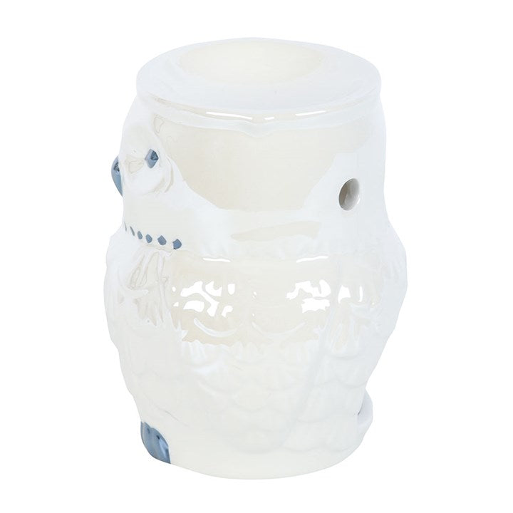Iridescent Owl Tealight Wax Warmer
