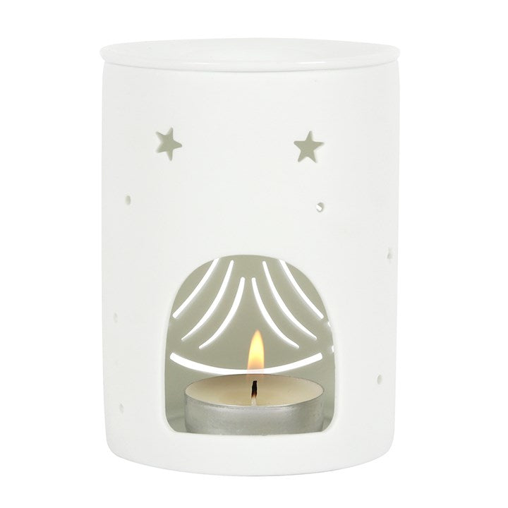 White Angel Cut Out Tealight Wax Warmer