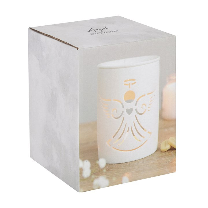 White Angel Cut Out Tealight Wax Warmer