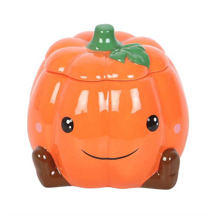 Cute Smiling Pumpkin Tealight Wax Warmer