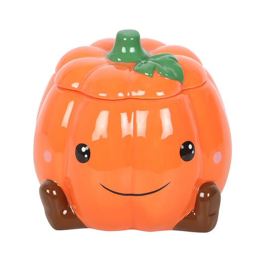 Cute Smiling Pumpkin Tealight Wax Warmer