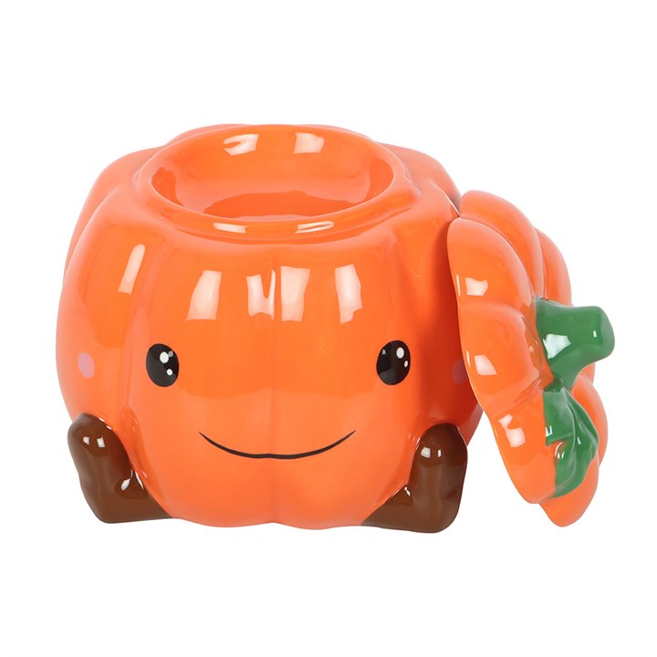 Cute Smiling Pumpkin Tealight Wax Warmer