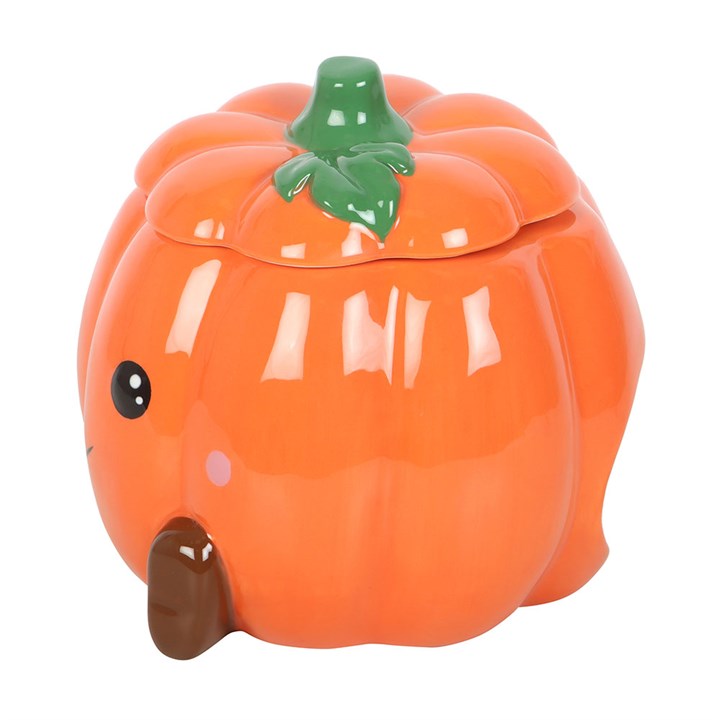 Cute Smiling Pumpkin Tealight Wax Warmer