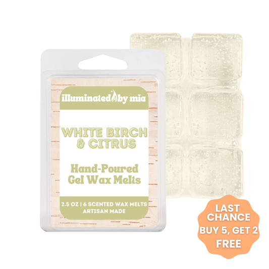 White Birch & Citrus Gel Wax Melts