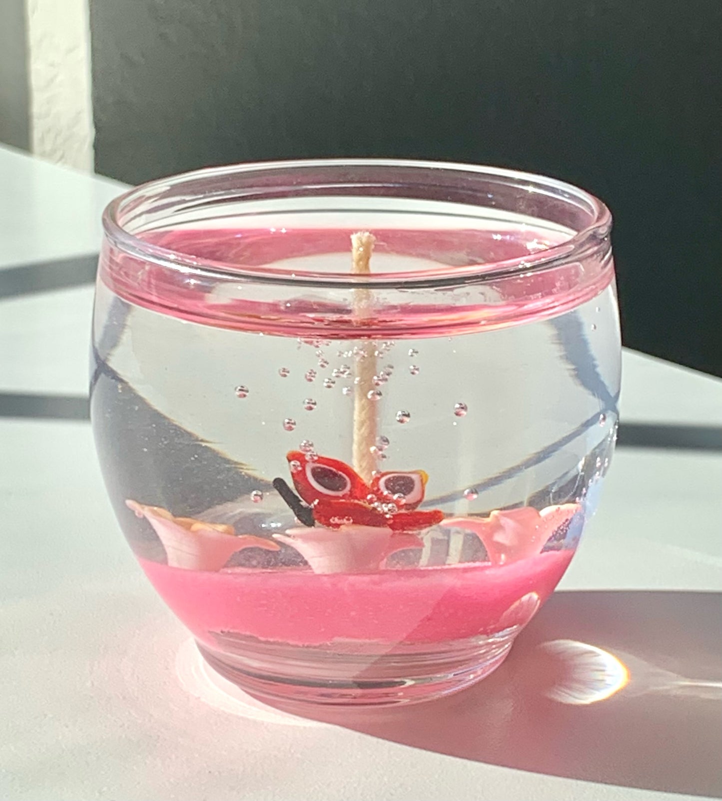 MINI Butterfly Flower Candle