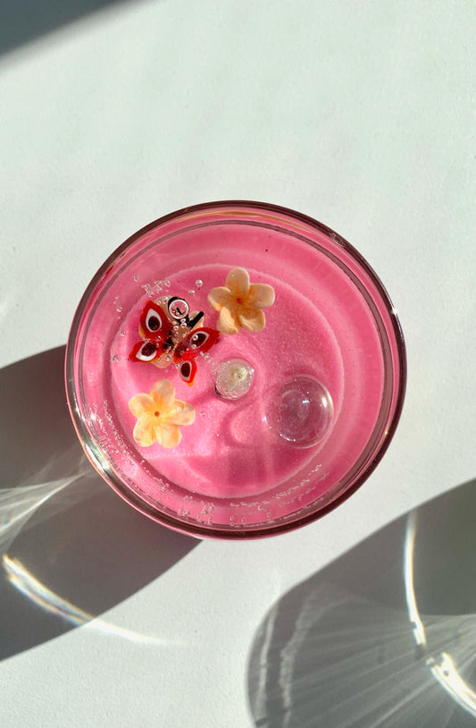 MINI Butterfly Flower Candle