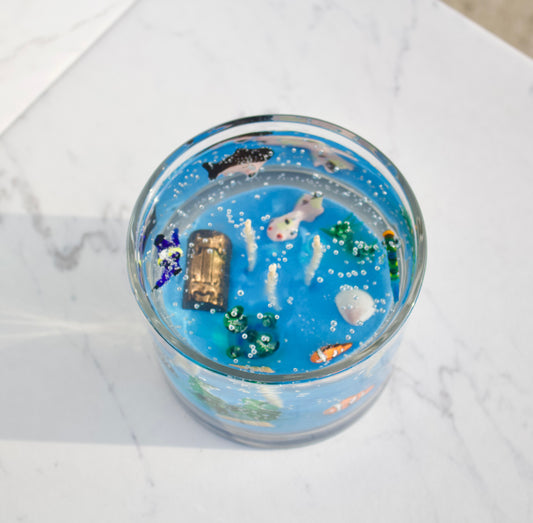 Custom Aquarium Fish Bowl Candle