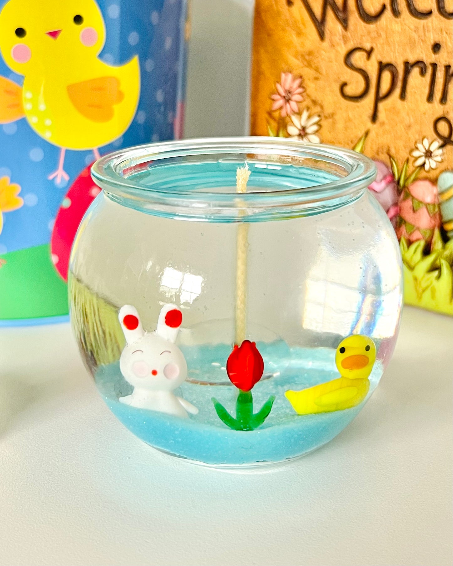 MINI Springtime Friends Candle