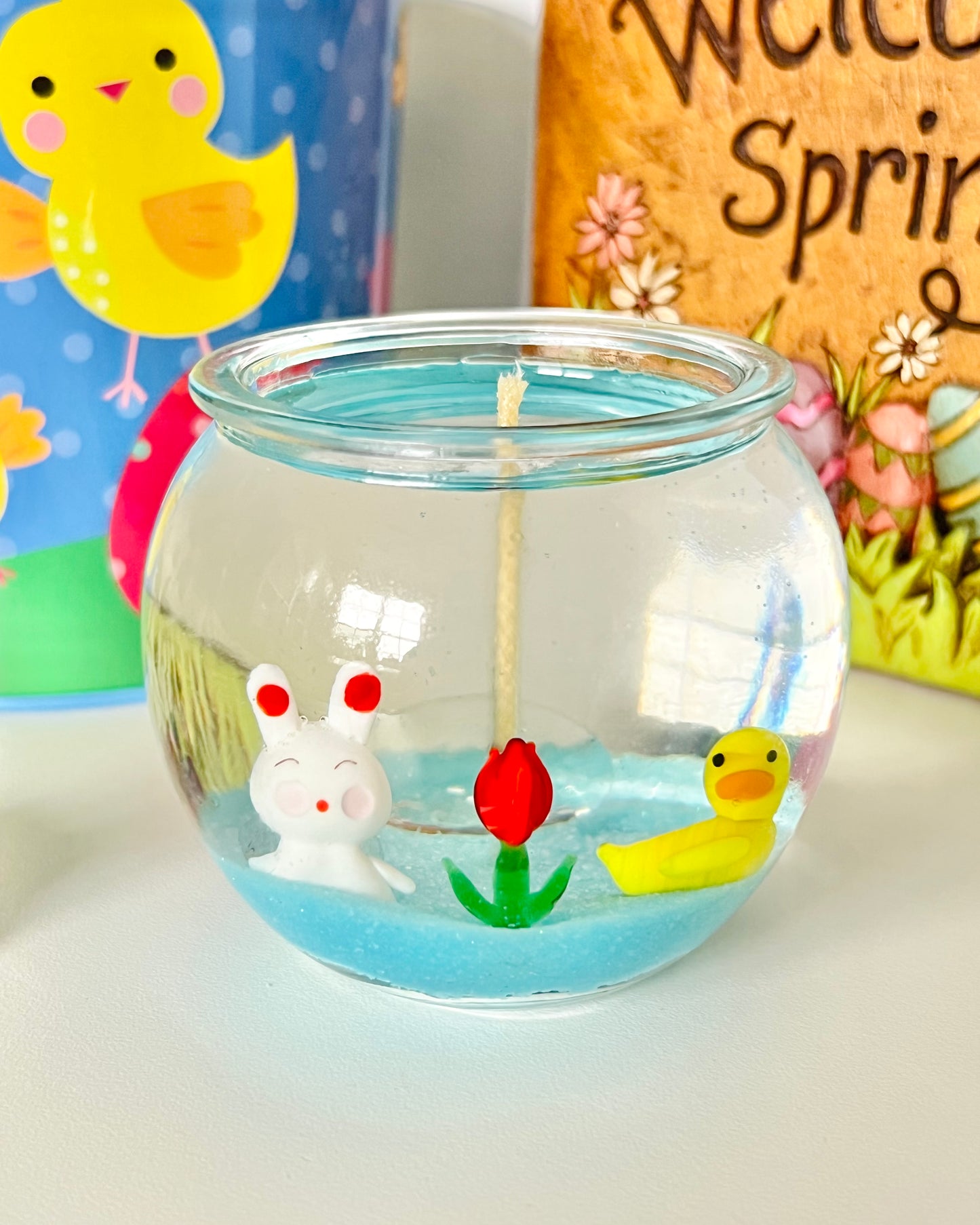 MINI Springtime Friends Candle