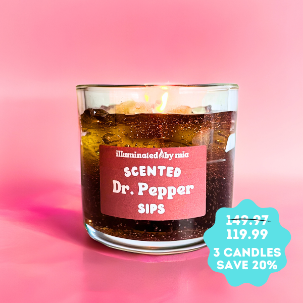 16 oz Dr. Pepper Candle