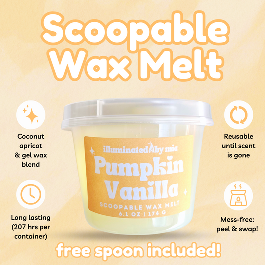 Pumpkin Vanilla Scoopable Wax Melt