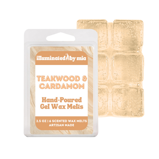 Teakwood & Cardamom Gel Wax Melts
