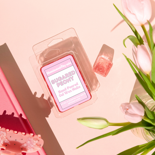 Sugared Peony Gel Wax Melts