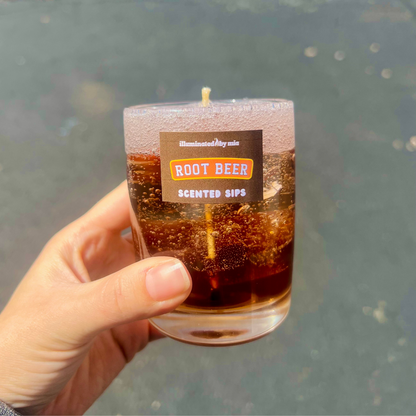 Scented Sips Root Beer Candle