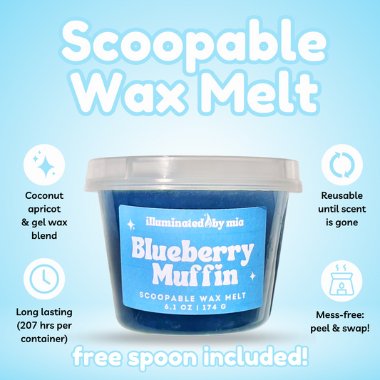Blueberry Muffin Scoopable Wax Melt