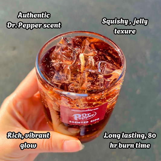 8 oz Scented Sips Dr. Pepper Candle