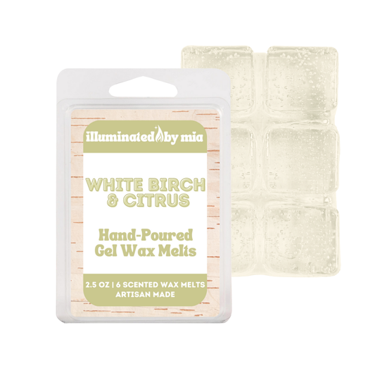 White Birch & Citrus Gel Wax Melts