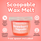 Strawberry Cupcake Scoopable Wax Melt