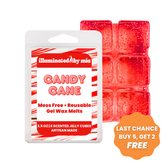 Candy Cane Gel Wax Melts