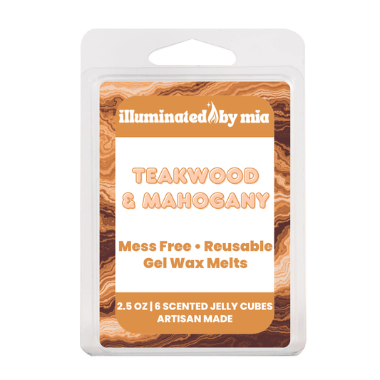 Teakwood & Mahogany Gel Wax Melts