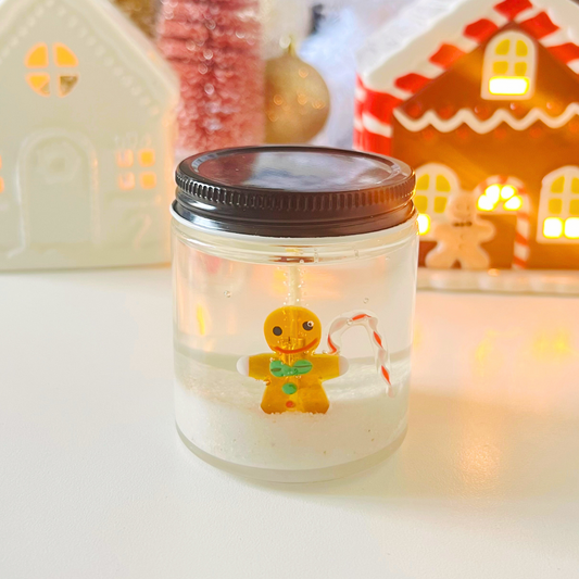 MINI Gingerbread Man Candle
