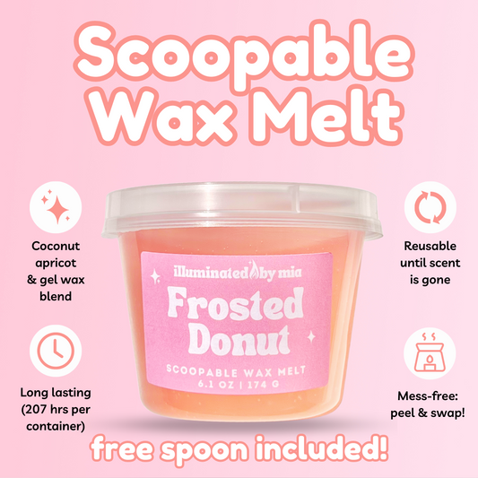 Frosted Donut Scoopable Wax Melt
