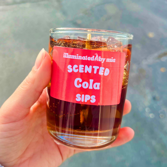 8 oz Scented Sips Cola Candle